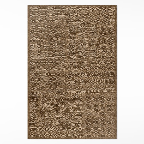 Vinyl teppich Tribal-Muster Textilimitat