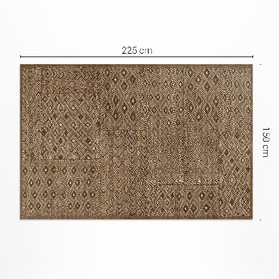 Vinyl teppich Tribal-Muster Textilimitat