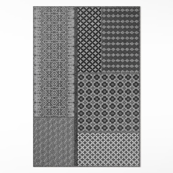 Pvc teppich Azteken-Stil Stoffmuster-Imitat