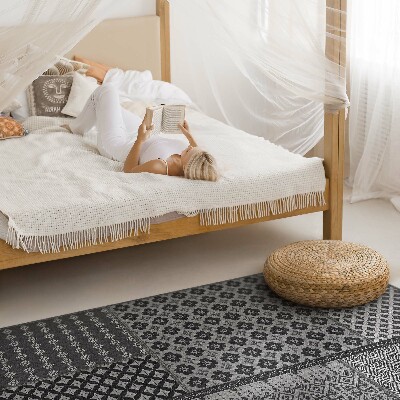 Pvc teppich Azteken-Stil Stoffmuster-Imitat