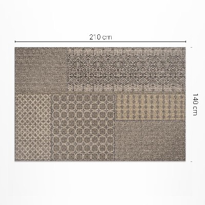 Teppich pvc Aztekenmuster Nachahmung dekorierter Stoff