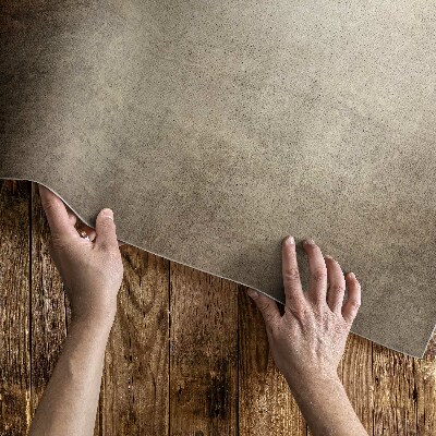 Teppich auf pvc Wüstenbeton modern textur