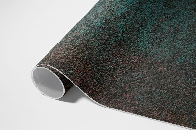 Teppich pvc Grünbrauner Beton im Industriestil