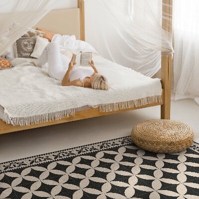 Teppich auf pvc Spanische Fliesen elegantes Mosaik