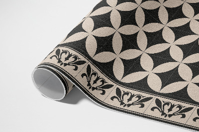 Teppich auf pvc Spanische Fliesen elegantes Mosaik