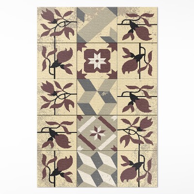 Vinyl teppich läufer Magnolia fliesen gemustertes mosaik