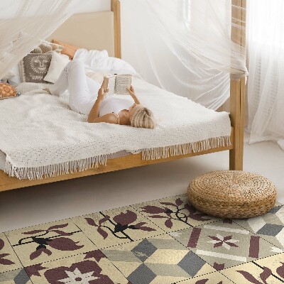 Vinyl teppich läufer Magnolia fliesen gemustertes mosaik
