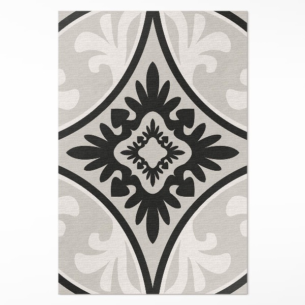 Teppich pvc Kachelmuster elegantes Ornament
