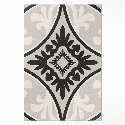 Teppich pvc Kachelmuster elegantes Ornament
