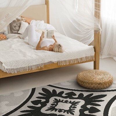 Teppich pvc Kachelmuster elegantes Ornament