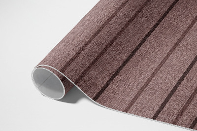 Vinyl teppich Braune Streifen im Boho-Vintage-Stil