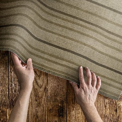 Pvc teppich Streifen auf Stoff im Boho-Vintage-Stil