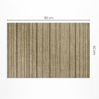 Pvc teppich Streifen auf Stoff im Boho-Vintage-Stil