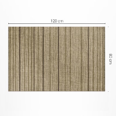 Pvc teppich Streifen auf Stoff im Boho-Vintage-Stil