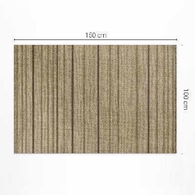Pvc teppich Streifen auf Stoff im Boho-Vintage-Stil