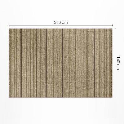 Pvc teppich Streifen auf Stoff im Boho-Vintage-Stil