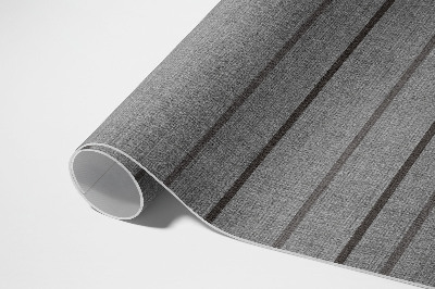 Vinyl teppich läufer Graue Streifen im Boho-Vintage-Stil