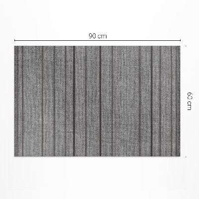 Vinyl teppich läufer Graue Streifen im Boho-Vintage-Stil