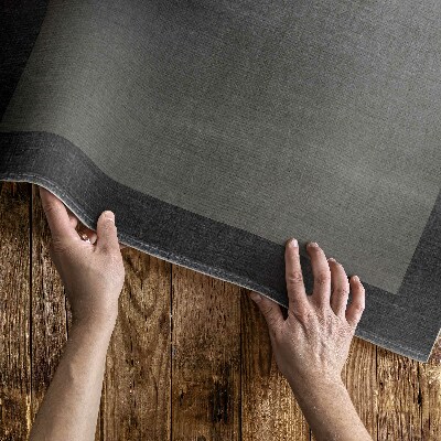 Teppich auf pvc Grauer Rahmen mit klassischem Stoffmuster