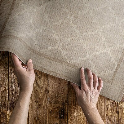Teppich auf pvc Marokkanisches Kleeblatt-Imitat