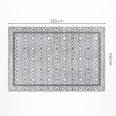 Pvc teppich Hypnotisches Rhomben-Imitat