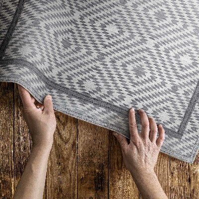 Pvc teppich Hypnotisches Rhomben-Imitat