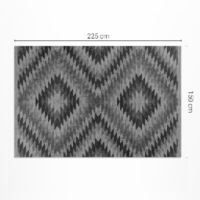 Vinyl teppich Dunkle Parallelogramme Nachahmungstextil