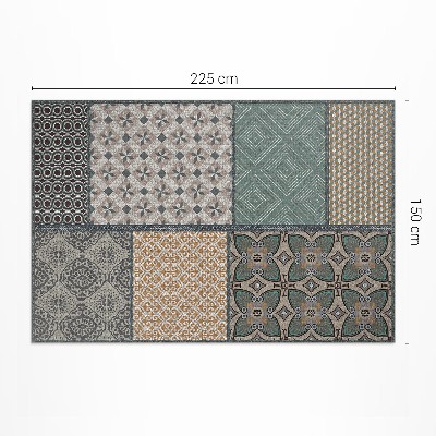 Pvc teppich Textilimitation mit verschiedenen Texturen