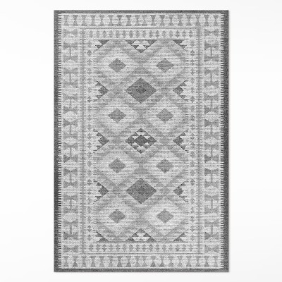 Pvc teppich Graues Rauten-Imitat
