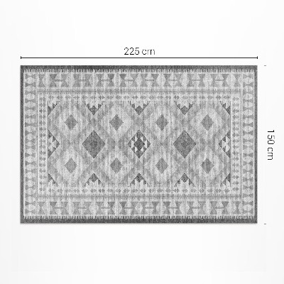 Pvc teppich Graues Rauten-Imitat