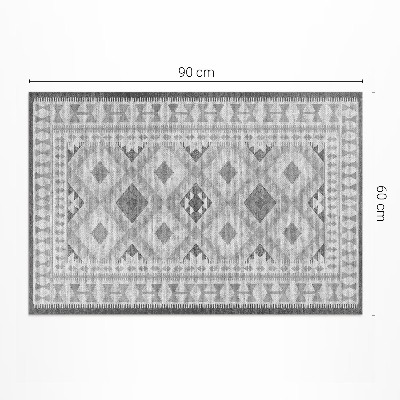 Pvc teppich Graues Rauten-Imitat