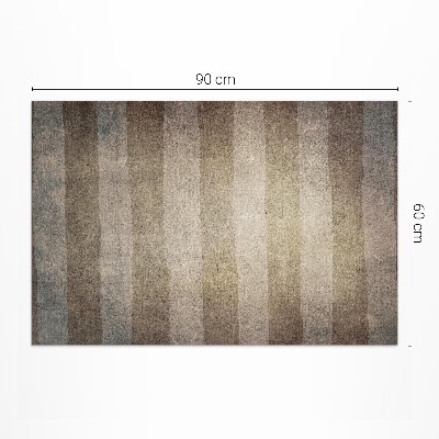 Teppich pvc Horizontale Streifen im rustikalen Vintage-Stil