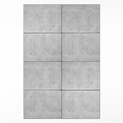 Vinyl teppich Rohe Betonplatten im Industriestil