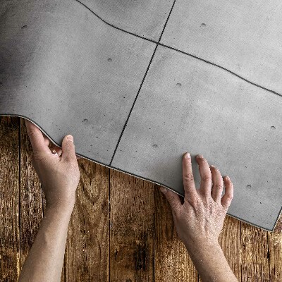 Vinyl teppich Rohe Betonplatten im Industriestil