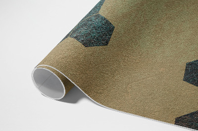 Pvc teppich Sechsecke aus Beton modernes Design