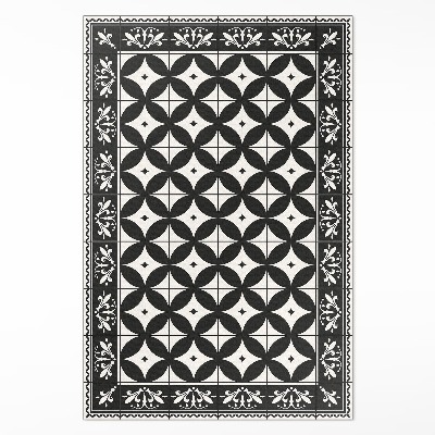 Teppich auf pvc Spanisches Mosaik geflieste Kreise