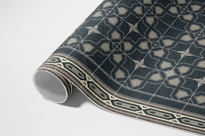 Vinyl teppich Geometrische Sterne altes Mosaik