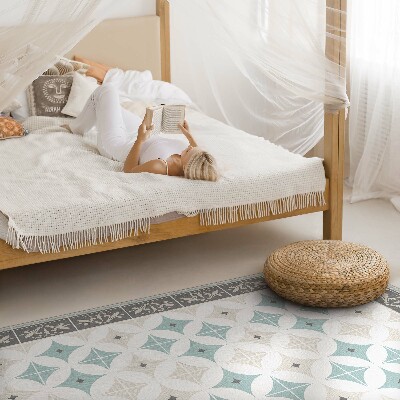 Vinyl teppich läufer Skandinavische Kreise pastell mosaik