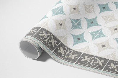 Vinyl teppich läufer Skandinavische Kreise pastell mosaik