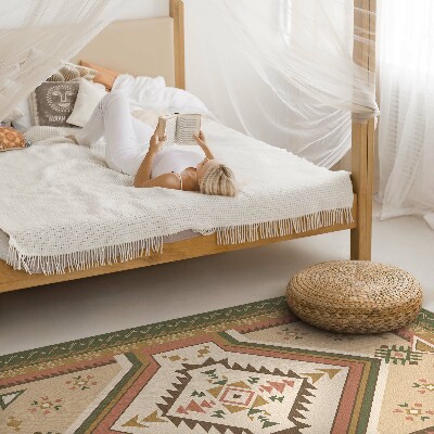 Teppich auf pvc Spanisches geometrisches ornamentales Muster