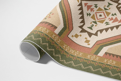 Teppich auf pvc Spanisches geometrisches ornamentales Muster