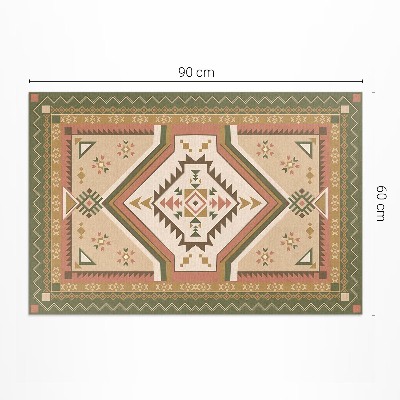 Teppich auf pvc Spanisches geometrisches ornamentales Muster