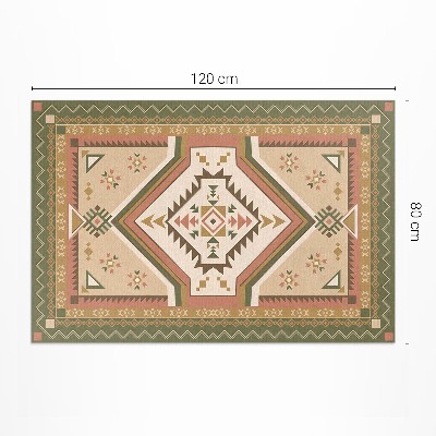 Teppich auf pvc Spanisches geometrisches ornamentales Muster