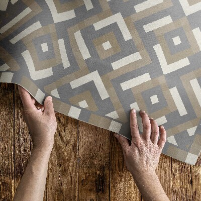 Vinyl teppich Geometrie regelmäßiges Muster Vintage Boho