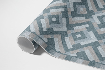 Vinyl teppich läufer Aztekische Geometrie vintage boho Muster