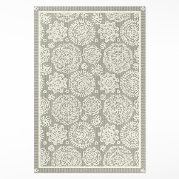 Teppich pvc Florale Mandalas dekoratives Boho-Muster