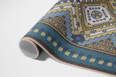 Teppich auf pvc Marokkanisches Design geometrisches Ornament