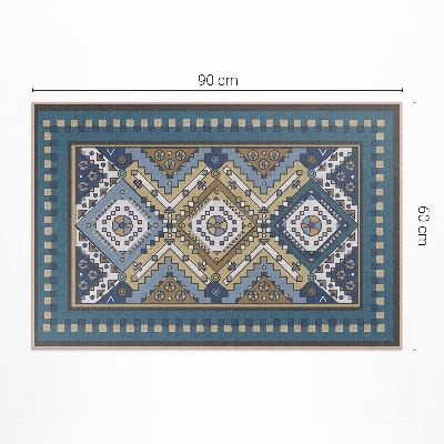 Teppich auf pvc Marokkanisches Design geometrisches Ornament