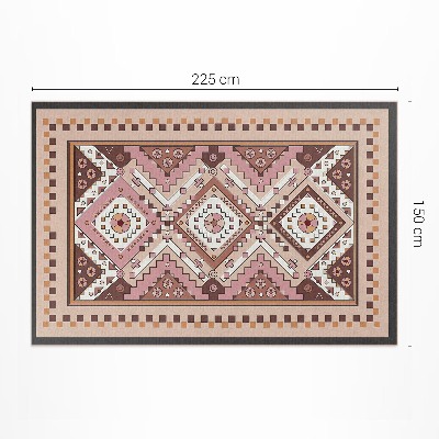 Vinyl teppich Geometrisches Ornament mit marokkanischem Muster