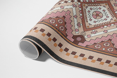 Vinyl teppich Geometrisches Ornament mit marokkanischem Muster